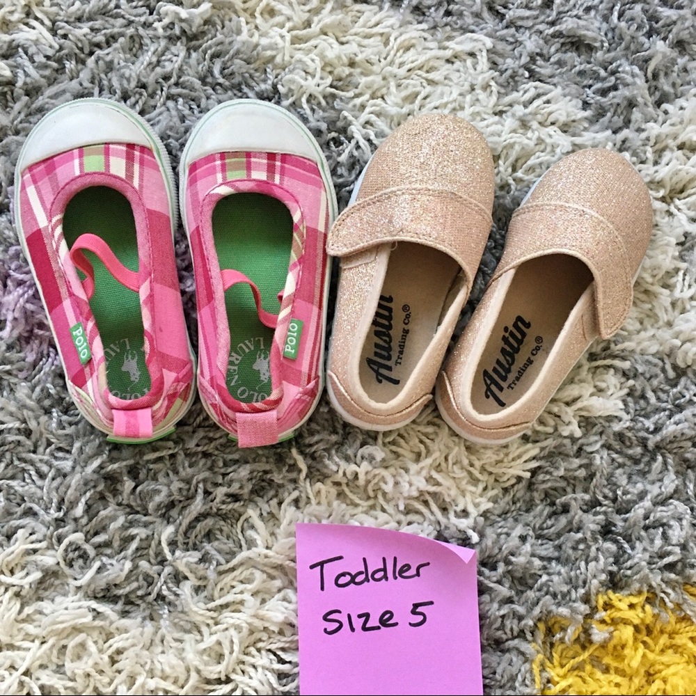 Toddler girl size 5 shoes
